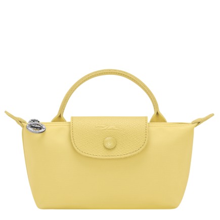 LONGCHAMP LE PLIAGE ONE TROUSSE COSMÉTIQUE AVEC POIGNÉE LIME
