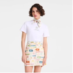 CARRÉ DE SOIE 50CM FRENCH BANDANA LONGCHAMP CAJOU