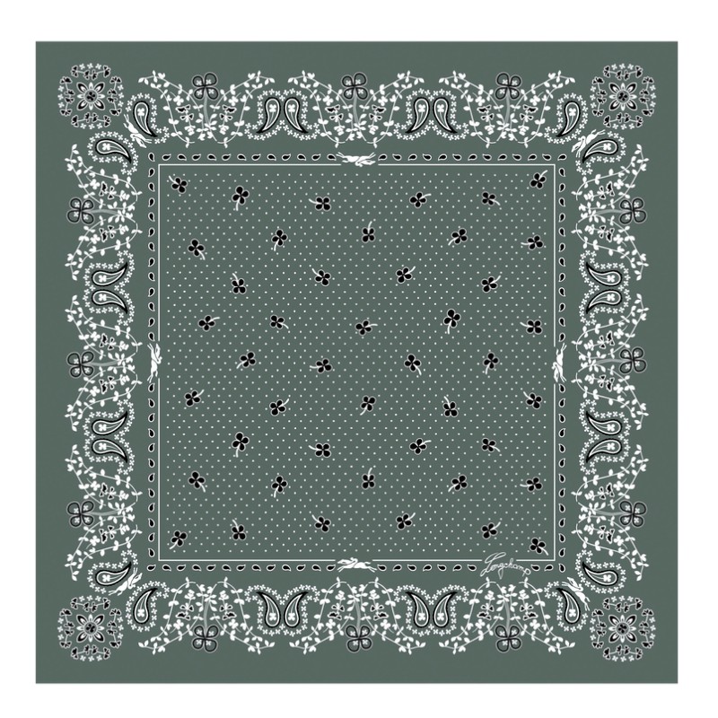 CARRÉ DE SOIE 50CM FRENCH BANDANA LONGCHAMP TOUNDRA