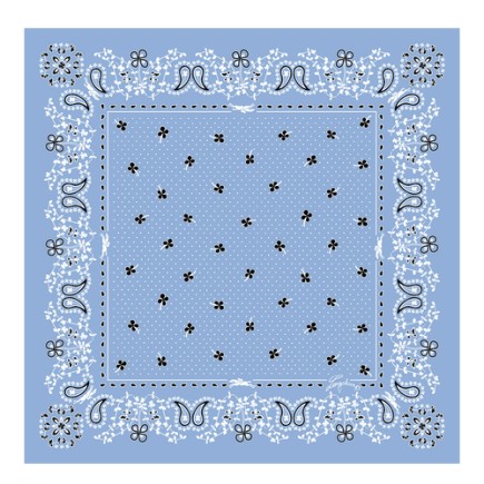 CARRÉ DE SOIE 50CM FRENCH BANDANA LONGCHAMP VAGUE