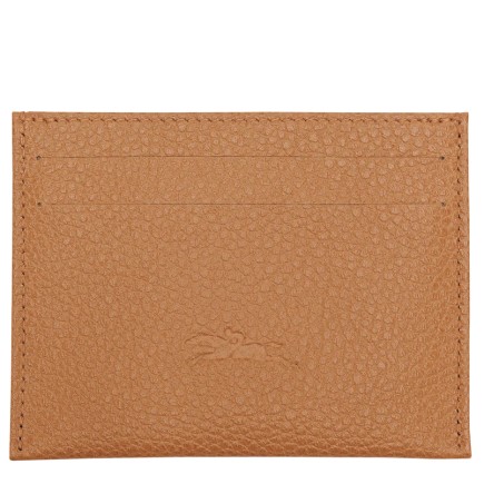 LONGCHAMP LE FOULONNÉ PORTE-CARTES PÉCAN
