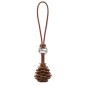 LONGCHAMP LONGCHARM PORTE-CLÉS POMME DE PIN BRUN