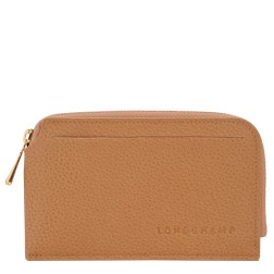 LONGCHAMP LE FOULONNÉ PORTE-CARTES PÉCAN