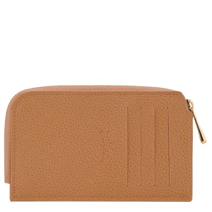LONGCHAMP LE FOULONNÉ PORTE-CARTES PÉCAN