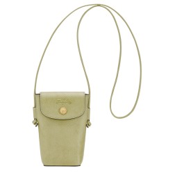 LONGCHAMP ÉPURE POCHETTE TÉLÉPHONE AVEC CORDON AMANDE