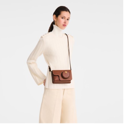 LONGCHAMP ÉPURE CAMÉRA BAG BRUN