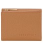 LONGCHAMP LE FOULONNÉ PORTEFEUILLE COMPACT PÉCAN