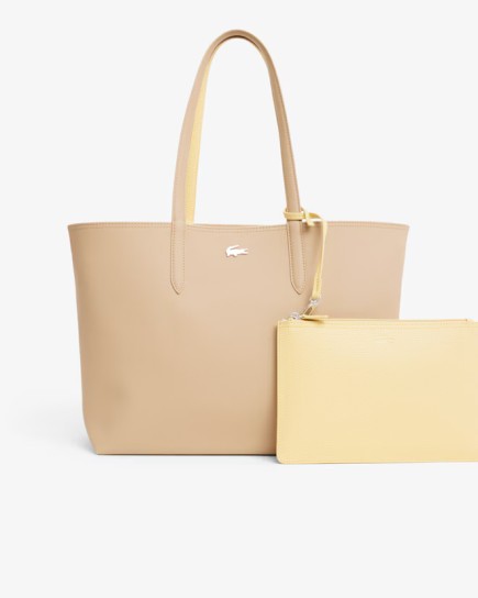 SAC SHOPPING ANNA RÉVERSIBLE VIENNOIS SOJA LACOSTE