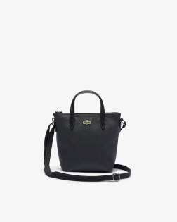 MINI SAC CABAS L.12.12 CONCEPT NOIR LACOSTE