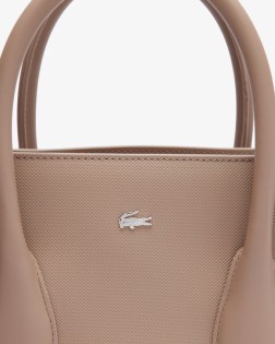 SAC À MAIN MOYEN DAILY CITY TAUPE LACOSTE