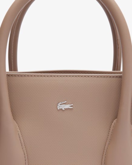 SAC À MAIN MOYEN DAILY CITY TAUPE LACOSTE