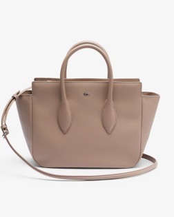 SAC À MAIN MOYEN DAILY CITY TAUPE LACOSTE
