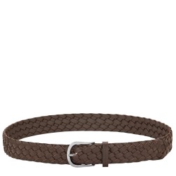 LONGCHAMP FRENCH CHARM CEINTURE HOMME MOKA