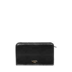 PORTEFEUILLE COMPACT ORIGAMI DE LANCEL NOIR/NOIR