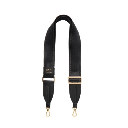 BCBG DE LANCEL BANDOULIÈRE RÉGLABLE NOIR