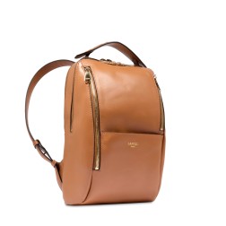 ORIGAMI DE LANCEL SAC À DOS ZIPPÉ S CAMEL