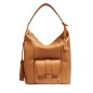SAC HOBO ZIPPÉ M PREMIER FLIRT CAMEL LANCEL