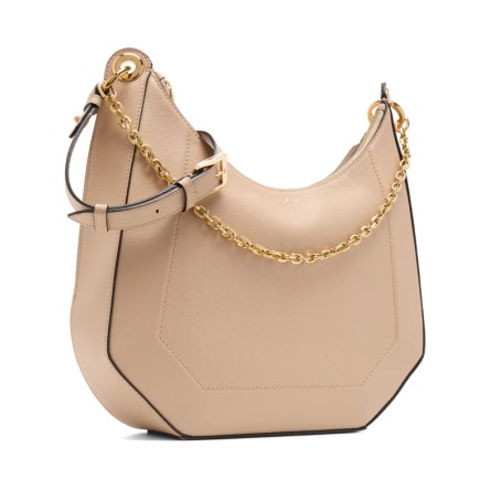 SAC ZIPPÉ L DOUBLE PORTÉ CROISETTE  DE LANCEL CAPPUCCINO
