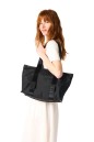 SAC CABAS M MISTRAL ROLLABLE DE LANCEL NOIR