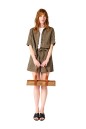 SAC CABAS M MISTRAL ROLLABLE DE LANCEL BEIGE