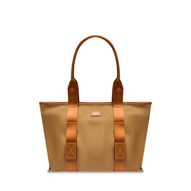 SAC CABAS M MISTRAL ROLLABLE DE LANCEL BEIGE