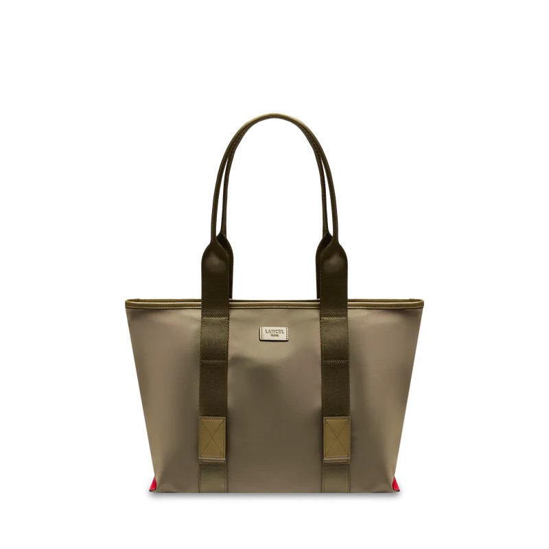 SAC CABAS M MISTRAL ROLLABLE DE LANCEL KAKI FONCÉ SAC CABAS M MISTRAL ROLLABLE DE LANCEL KAKI FONCÉ