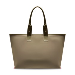 SAC CABAS L MISTRAL ROLLABLE DE LANCEL KAKI FONCÉ