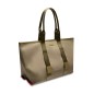 SAC CABAS L MISTRAL ROLLABLE DE LANCEL KAKI FONCÉ