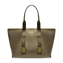 SAC CABAS L MISTRAL ROLLABLE DE LANCEL KAKI FONCÉ