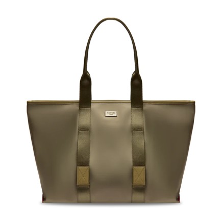SAC CABAS L MISTRAL ROLLABLE DE LANCEL KAKI FONCÉ