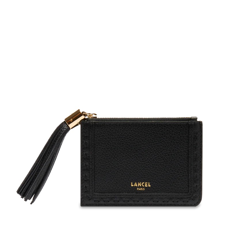 PORTE CARTES ZIPPÉ PREMIER FLIRT DE LANCEL NOIR PORTE CARTES ZIPPÉ PREMIER FLIRT DE LANCEL NOIR