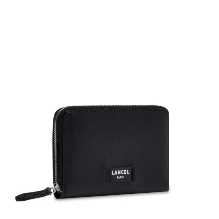 PETIT PORTEFEUILLE ZIPPÉ NINON NOIR LANCEL