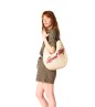 SAC HOBO M SUMMER MANIA DE LANCEL NATUREL/NOIR SAC HOBO M SUMMER MANIA DE LANCEL NATUREL/NOIR