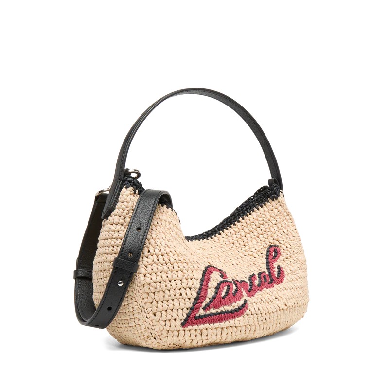 SAC HOBO S DOUBLE PORTÉ SUMMER MANIA DE LANCEL NATUREL/NOIR SAC HOBO S DOUBLE PORTÉ SUMMER MANIA DE LANCEL NATUREL/NOIR