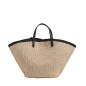 SAC CABAS DOUBLE PORTÉ SUMMER MANIA DE LANCEL NATUREL/NOIR SAC CABAS DOUBLE PORTÉ SUMMER MANIA DE LANCEL NATUREL/NOIR