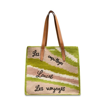 SAC CABAS L SUMMER MANIA DE LANCEL MULTI TROPICAL