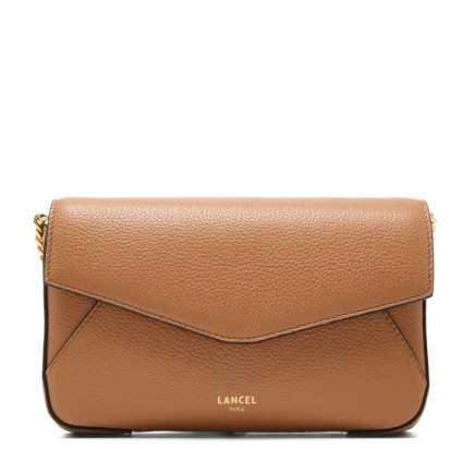 POCHETTE CHAINE ENVELOPPE DE LANCEL CAMEL