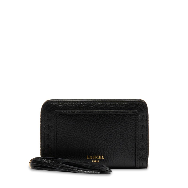 PETIT PORTEFEUILLE ZIPPÉ PREMIER FLIRT LANCEL NOIR PETIT PORTEFEUILLE ZIPPÉ PREMIER FLIRT LANCEL NOIR