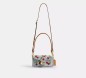 SAC ÉPAULE TABBY 20 AVEC BRODERIE CERISE DENIM COACH SAC ÉPAULE TABBY 20 AVEC BRODERIE CERISE DENIM COACH