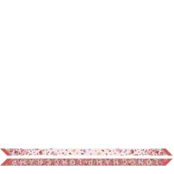 LONGCHAMP BANDEAU FRISE FLEURIE FRAISE