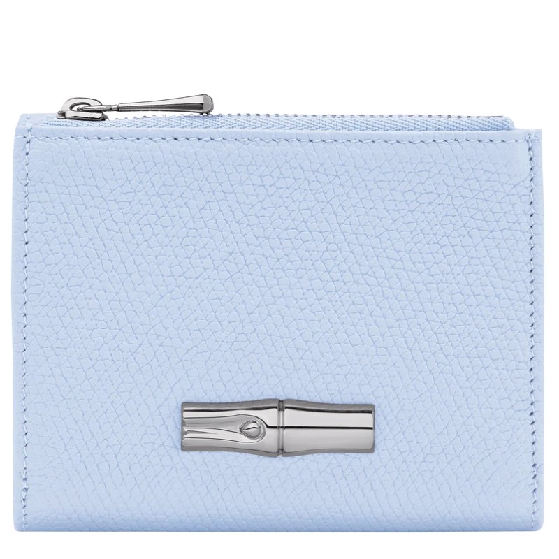 LONGCHAMP LE ROSEAU PORTEFEUILLE COMPACT VAGUE