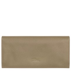 LONGCHAMP LE FOULONNÉ PORTEFEUILLE LONG À RABAT LICHEN