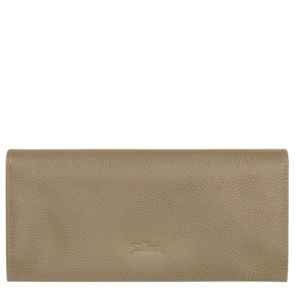 LONGCHAMP LE FOULONNÉ PORTEFEUILLE LONG À RABAT LICHEN