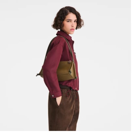 LONGCHAMP LE PLIAGE XTRA BAROUDEUR SAC PORTÉ ÉPAULE M OLIVE