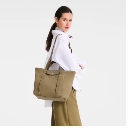 LONGCHAMP LE PLIAGE BAROUDEUR SAC CABAS M LICHEN