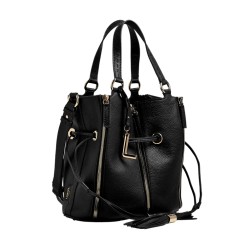SAC SEAU M PREMIER FLIRT 150Y NOIR LANCEL