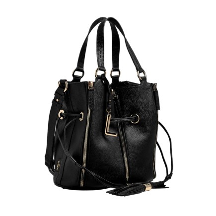 SAC SEAU M PREMIER FLIRT 150Y NOIR LANCEL