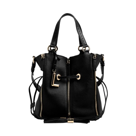 SAC SEAU M PREMIER FLIRT 150Y NOIR LANCEL