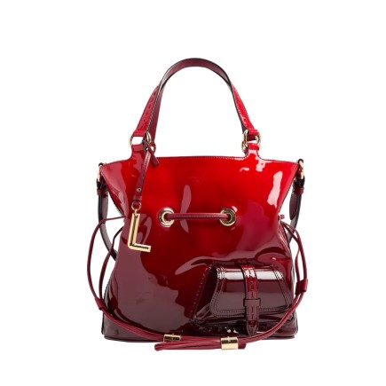 SAC SEAU M PREMIER FLIRT 150Y ROUGE LANCEL