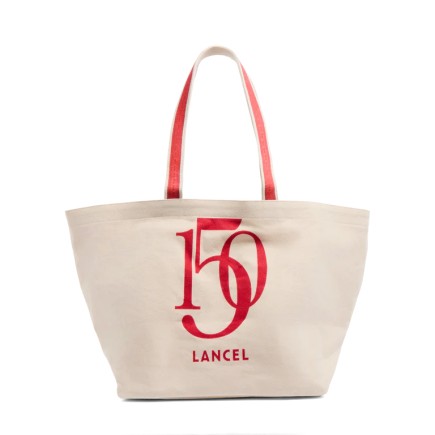 SAC CABAS MY FLIRT 150Y NATUREL/ROUGE LANCEL